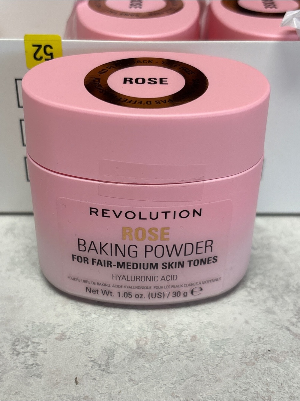 Revolution Rose Baking Powder for Fair-Medium Skin Tones - 3 Pack - NEW